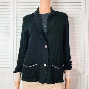 MARC BY MARC JACOBS Black Cardigan Sweater Size Large